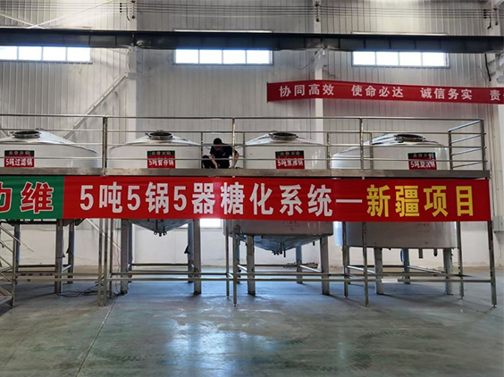 通化精酿啤酒设备厂—5吨精酿啤酒设备—新疆项目